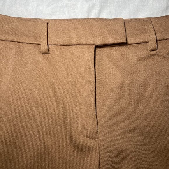 Simply Vera Vera Wang Tan Trousers Womens 12 Straight Leg High Rise Pants EUC - Picture 7 of 12